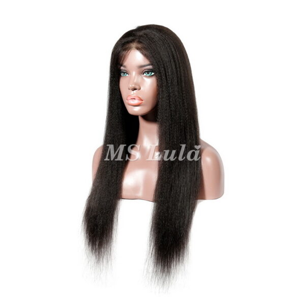 Virgin Human Hair 13x4 Kinky Straight Lace Front Wigs - Image 5